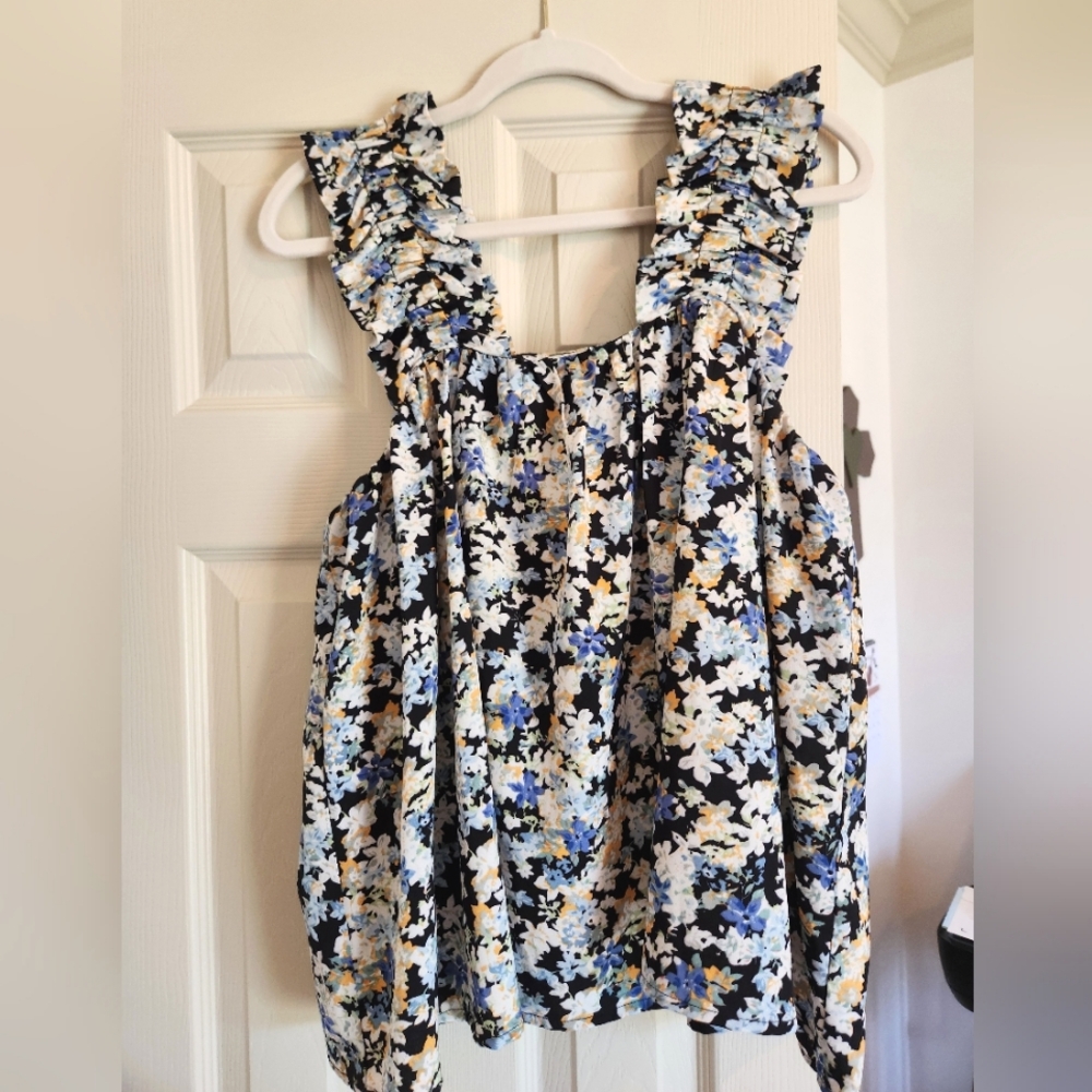 ENTRO FLORAL TOP size SMALL